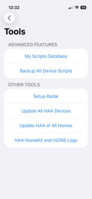 HAA Home for HomeKit & Matter screenshot