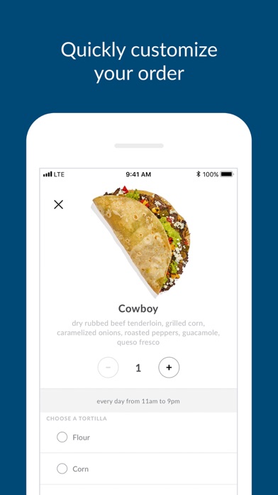 Tacodeli iPhone screenshot 2 - Food & Drink app