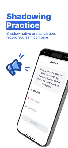 SpeakDiary - AI 英文口说日记 screenshot