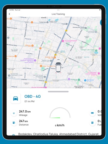 Zip-Track iPad screenshot