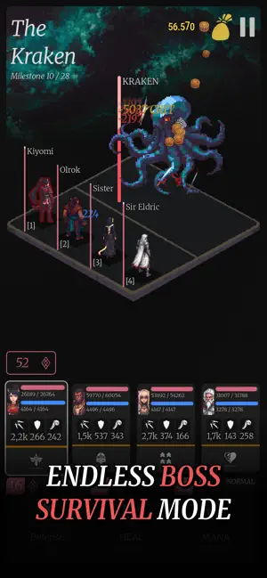 LOOTFALL: Idle Retro RPG screenshot 1