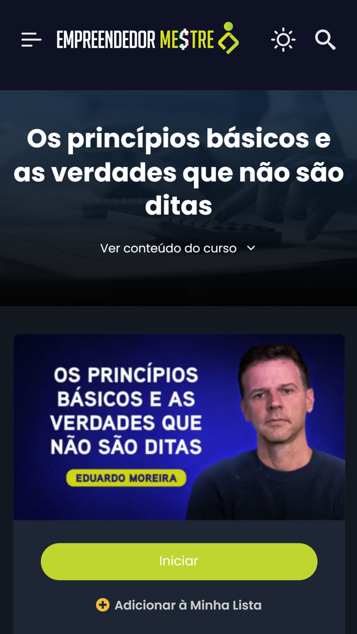 Empreendedor Mestre