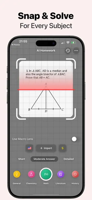 iSolver : AI Homework Helper screenshot 2