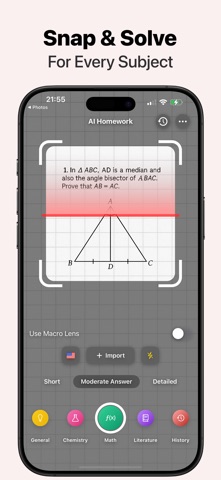 iSolver : AI Homework Helper Screenshot 2 of 3