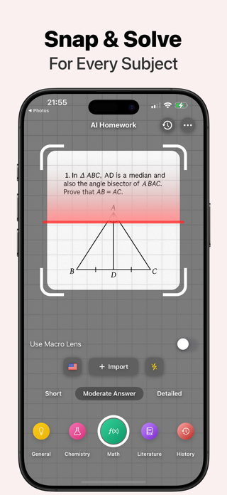 iSolver : AI Homework Helper Screenshot 2 of 3