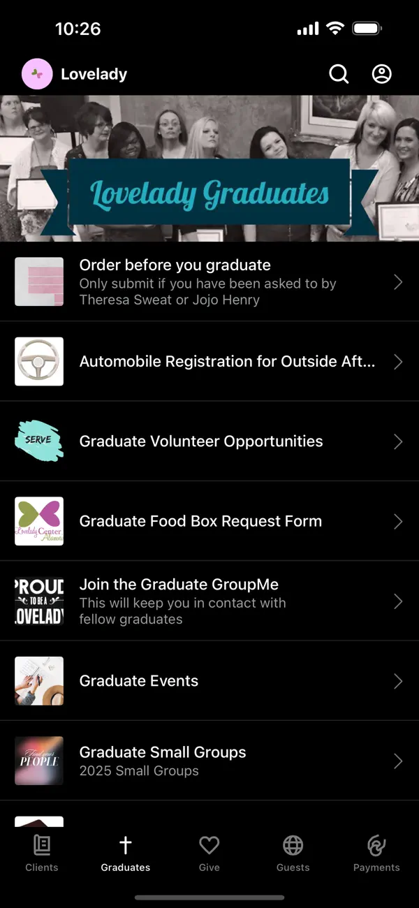 Screenshot #2 pour The Lovelady Center
