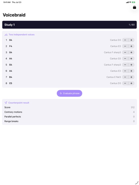 Voicebraid screenshot 4