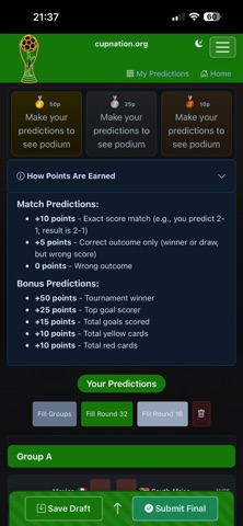 CupNation screenshot