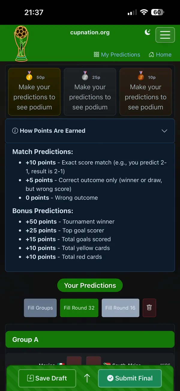 Screenshot #2 pour CupNation