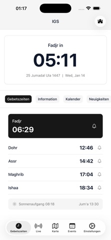 moschee.io Screenshot 1 of 2
