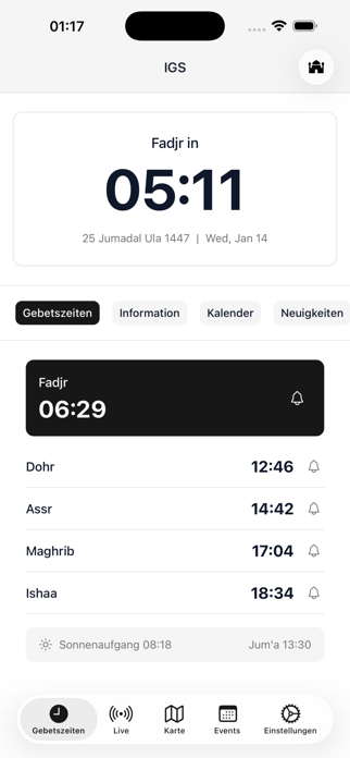 moschee.io Screenshot 1 of 2