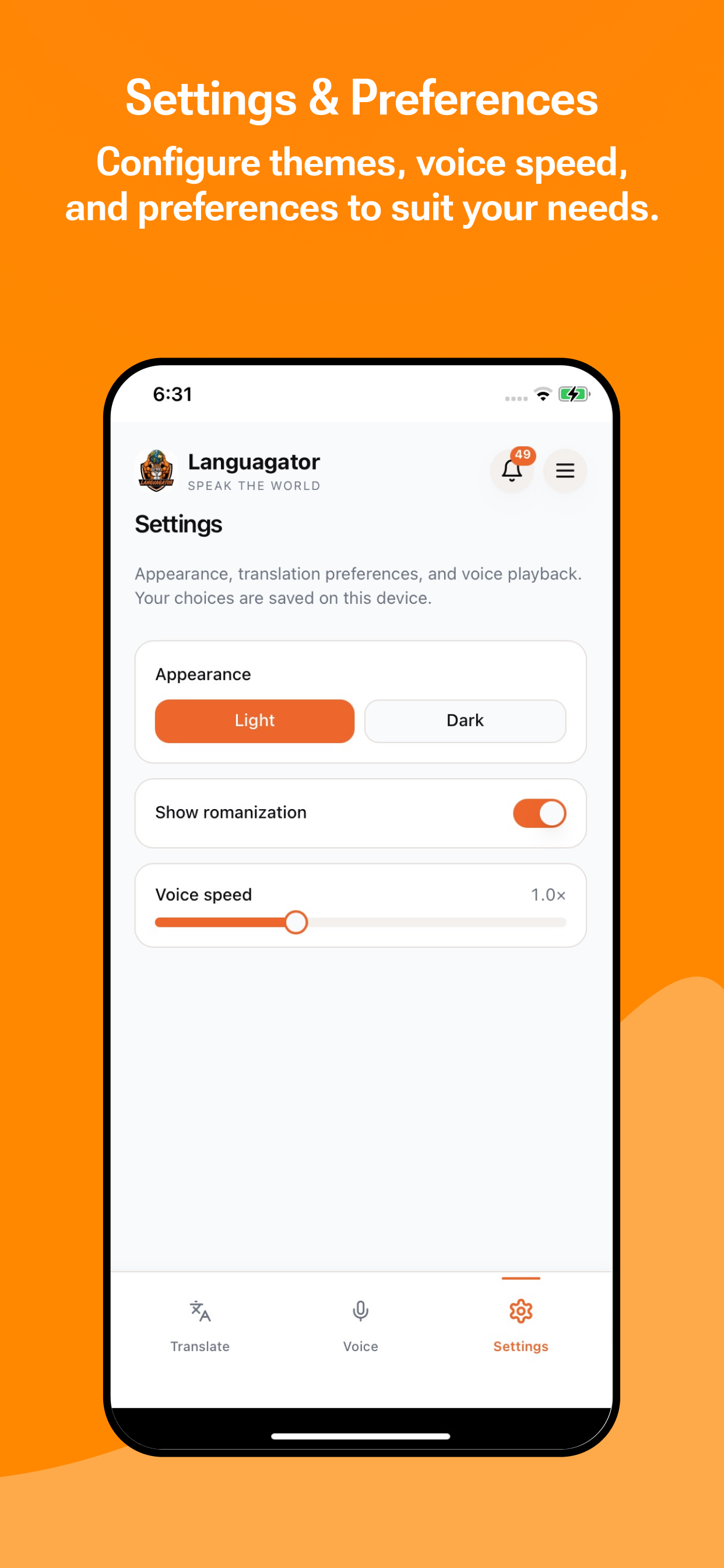 Languagator screenshot 5