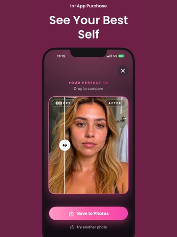 ThatGlow – Face Scan & Glow Up iPad screenshot