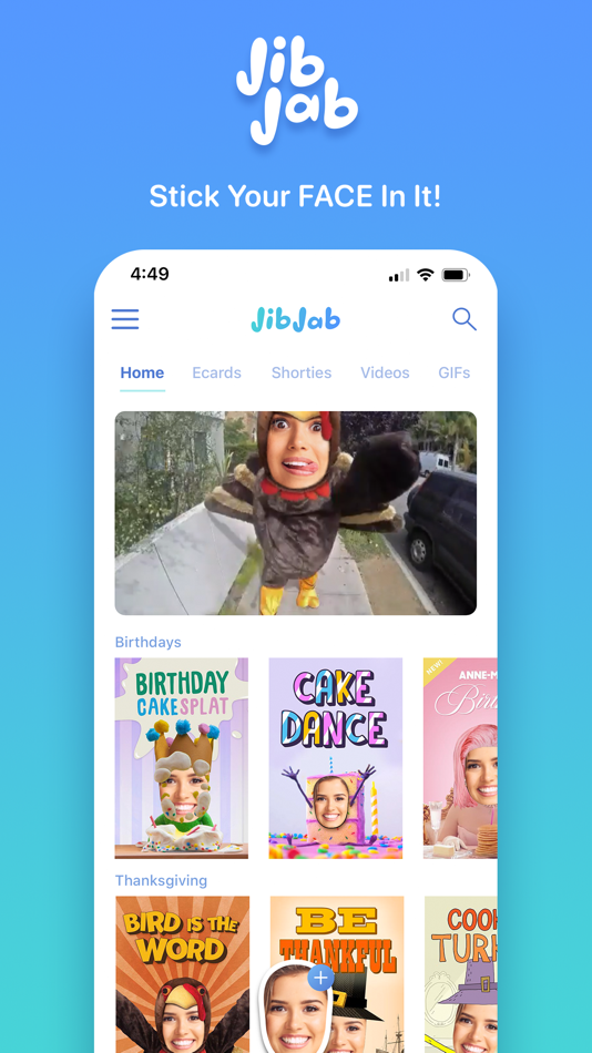 #2. JibJab: Holiday Ecards & AI (iOS) 由: JibJab Catapult CA, Inc.