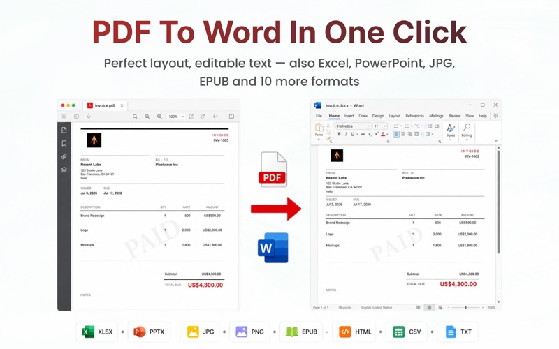 PDF Editor: Edit & Sign Docs iPhone screenshot