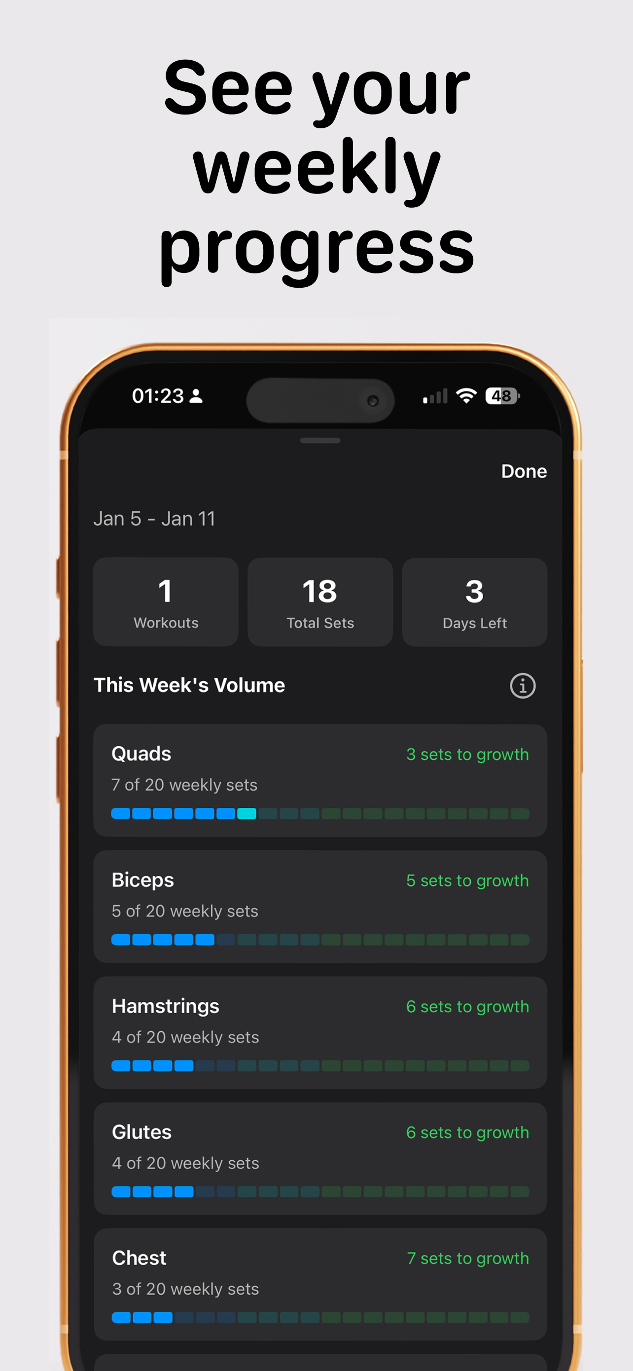 Wotes Gym Workout Tracker screenshot 3