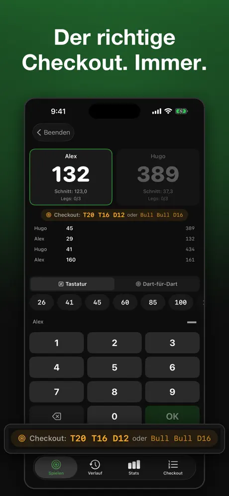 Darts Tracker - Score & Stats — iPhone-Screenshot 5