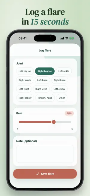 Gout Tracker: Flare & Diet Log screenshot 4