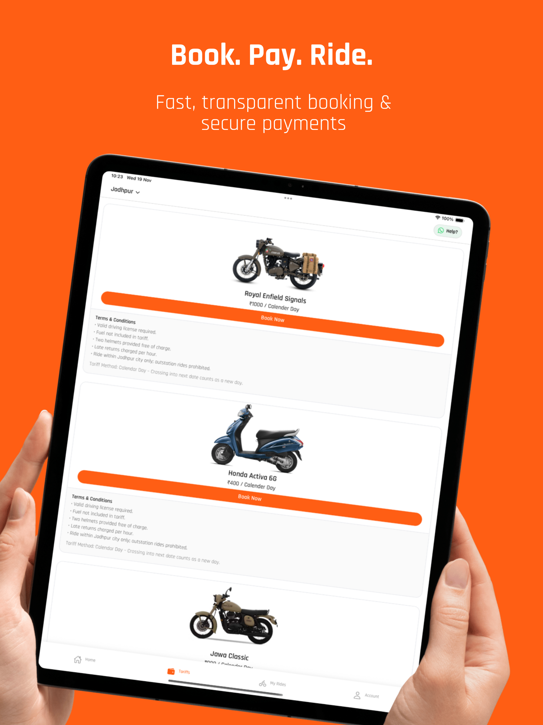 Gripp – Bike Rentals App