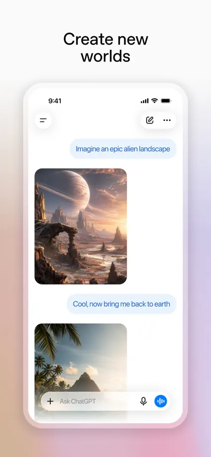 ChatGPT, App Store screenshot 1