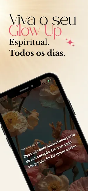 GlowApp - Devocional Feminino iPhone screenshot 1