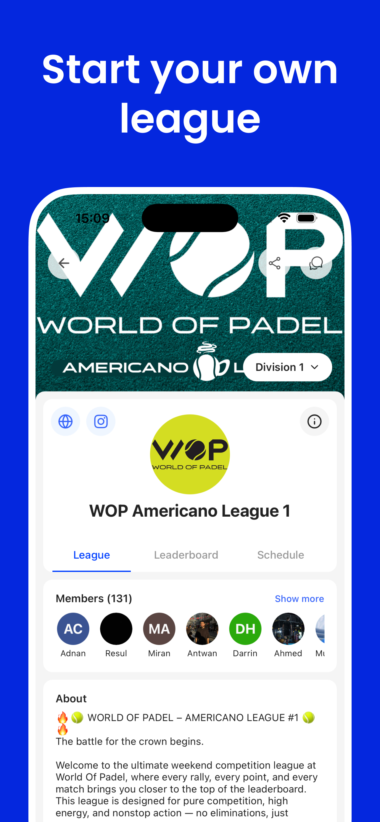 PadelFast - Padel Americano