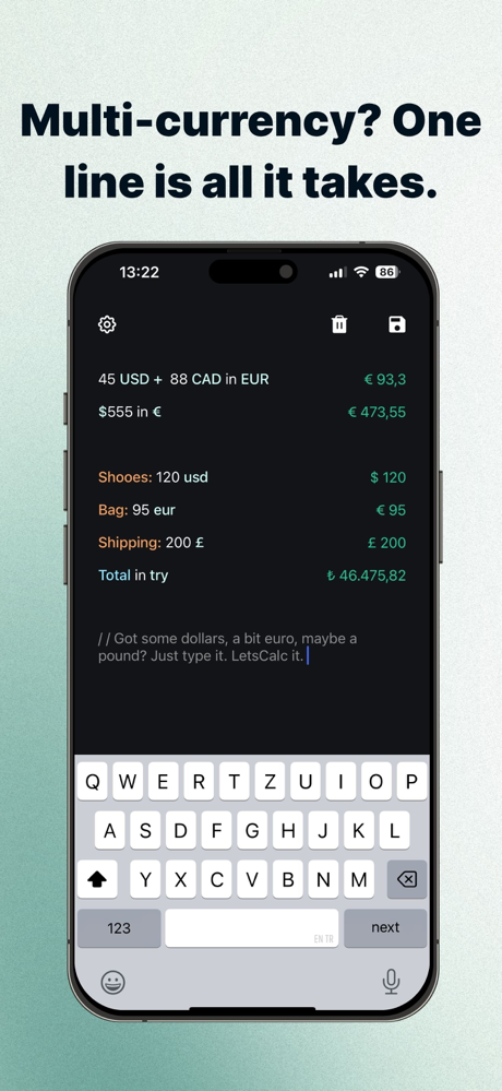 LetsCalc: Notepad Calculator screenshot 2