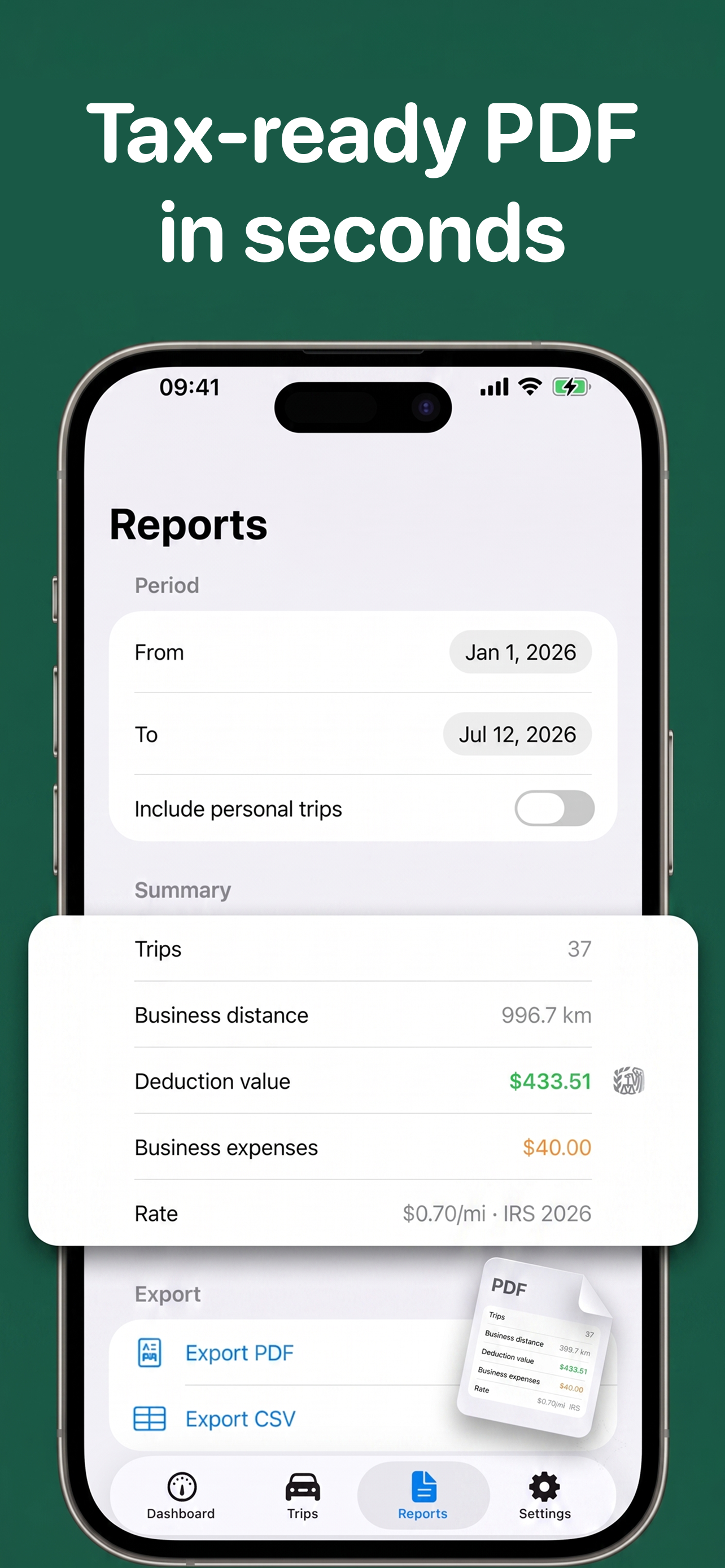 Mileage Tracker: KM Mile Log screenshot 4