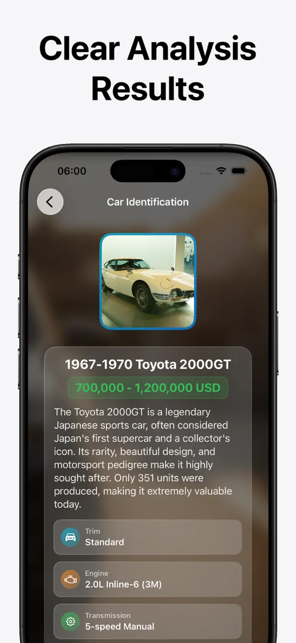#3. Car Value Scanner (iOS) โดย: Sergii Nesterenko