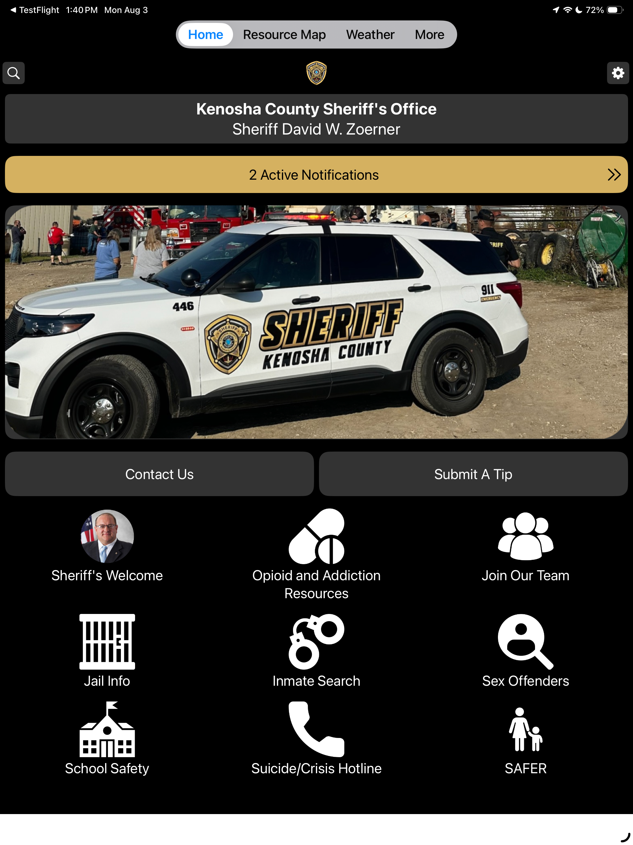 Kenosha County Sheriff WI screenshot 4