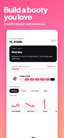 Butt Lift: Glute Workouts Screenshot 1 of 8