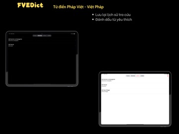 FVEDict - Từ Điển Pháp Việt iPad screenshot