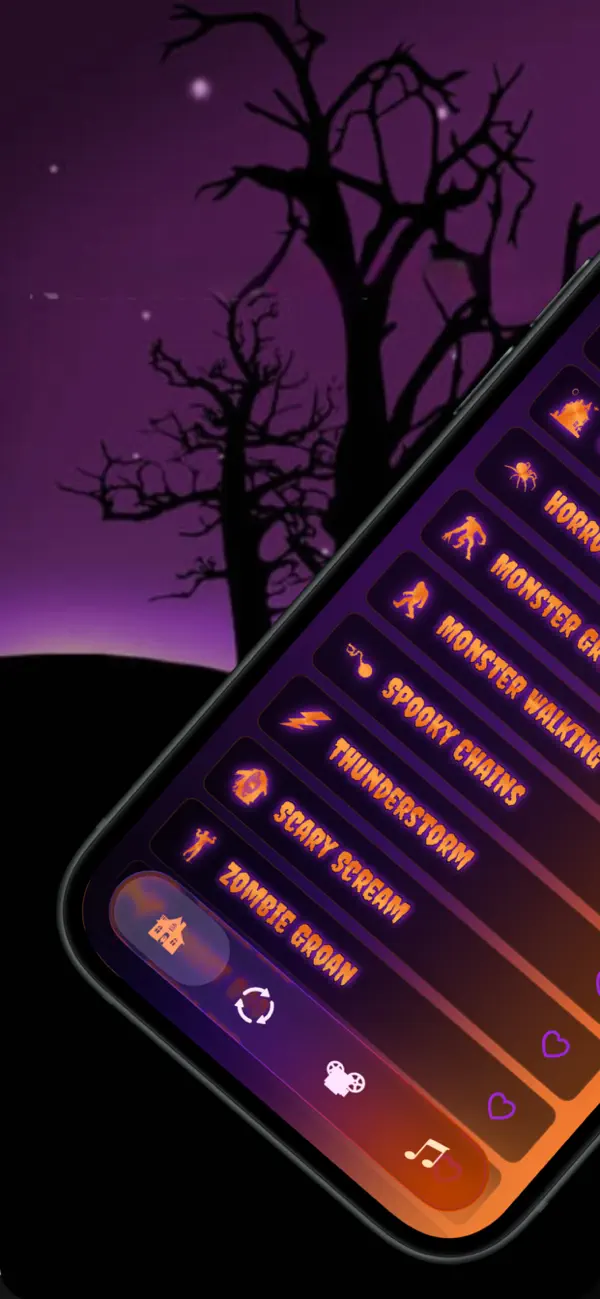 Screenshot #1 pour Spooky Halloween Sounds