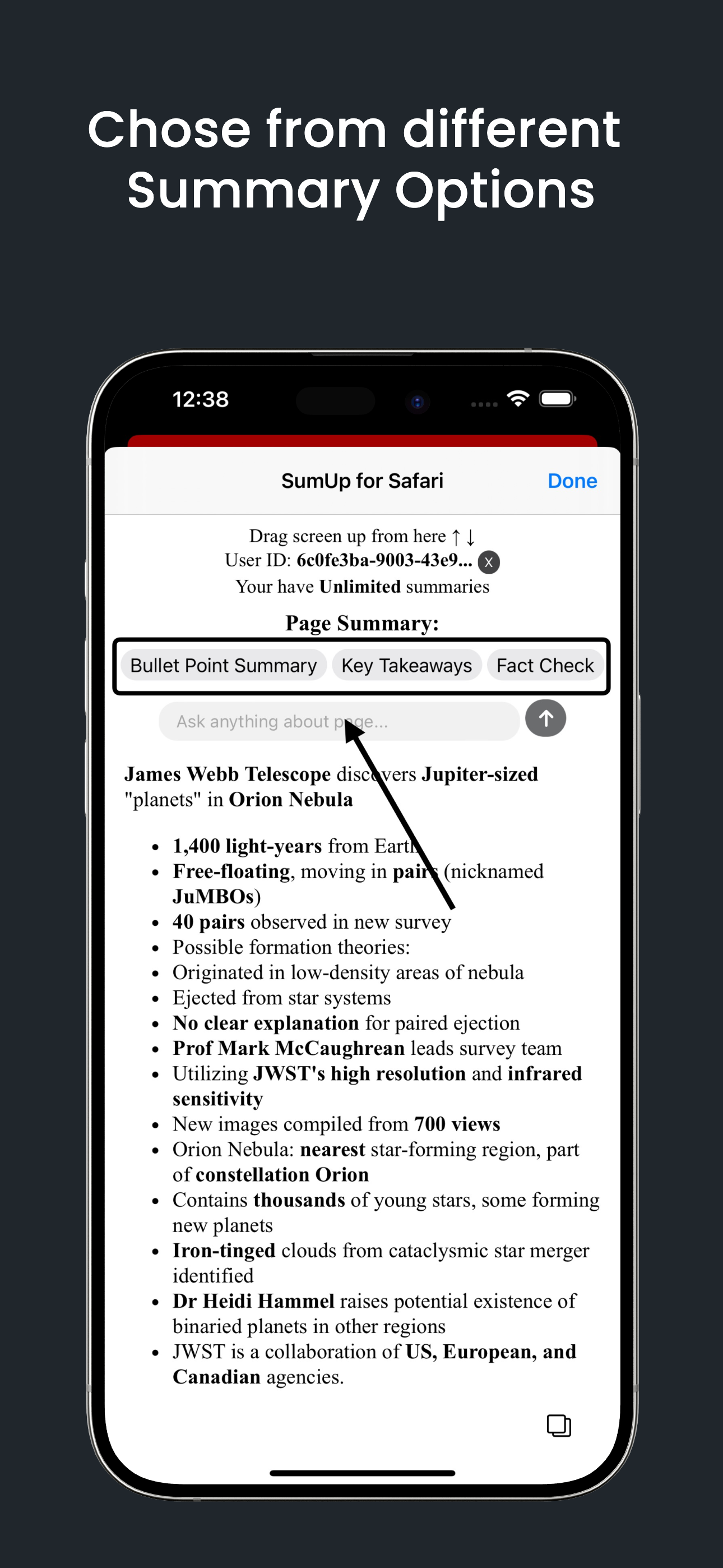 SumUp for Safari screenshot 4