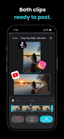 ContentCam: Dual Camera Video iPhone screenshot