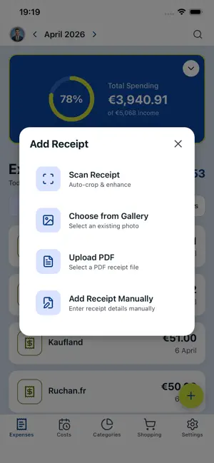 Receipts and Expense Manager screenshot 3