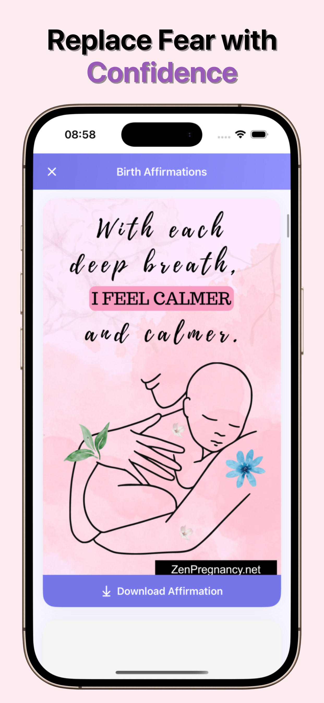 A Hypnobirthing Pregnancy App