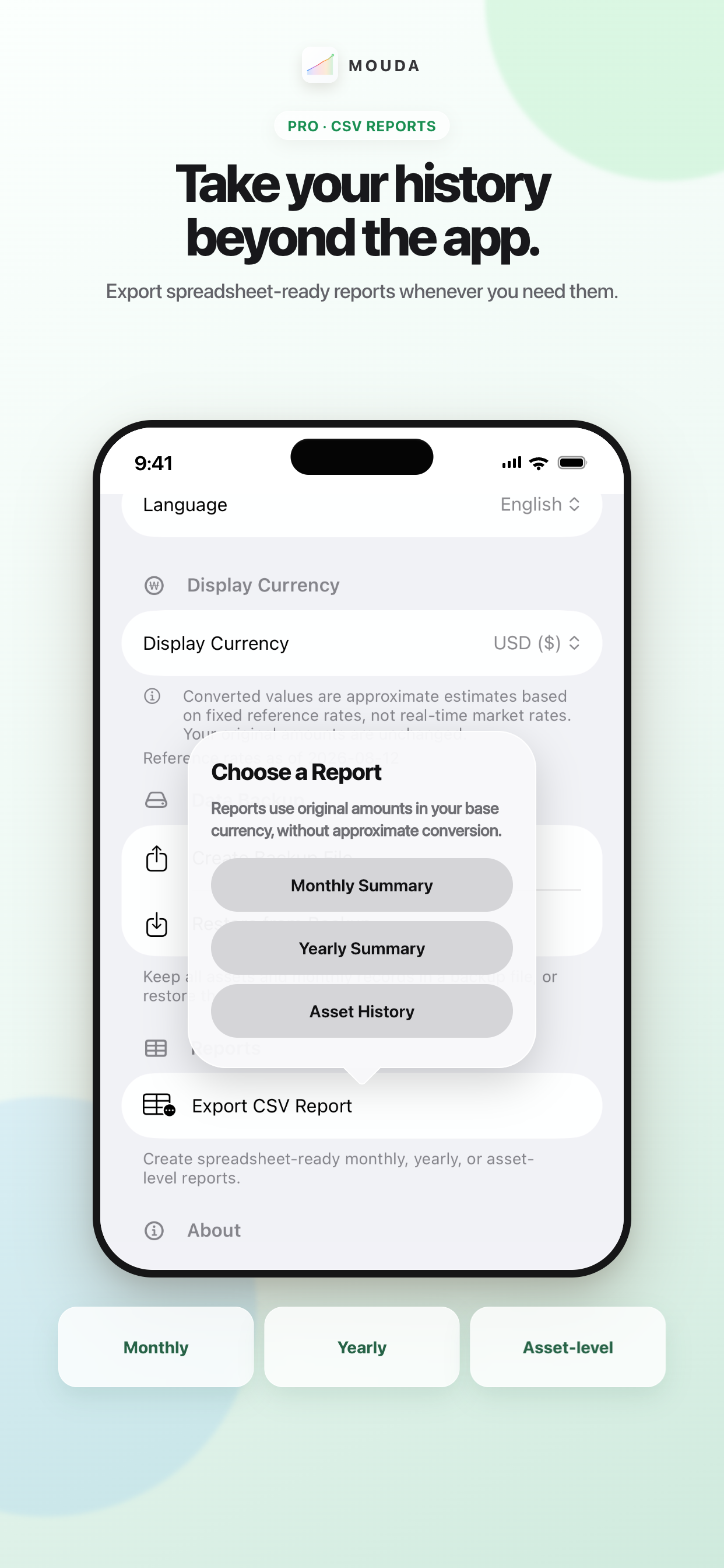 Mouda — Net Worth Tracker screenshot 6