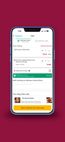 Biryani By Kilo Order Online iPhone screenshot