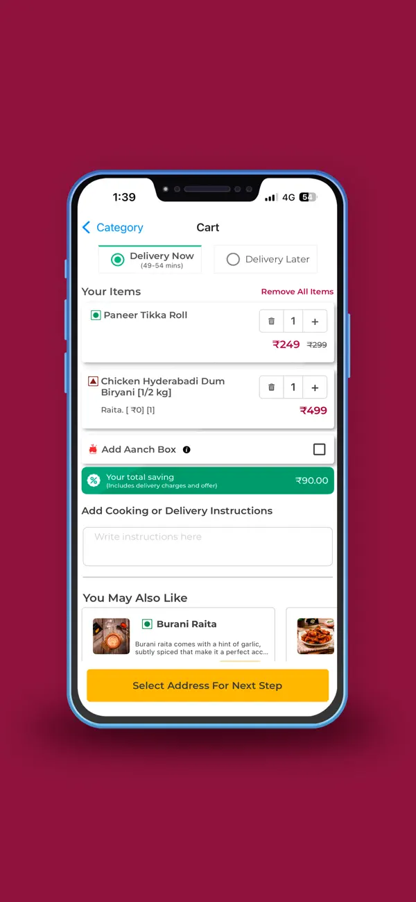 Screenshot #3 pour Biryani By Kilo Order Online