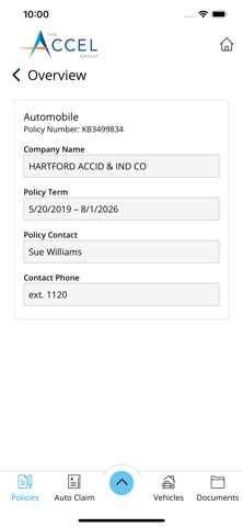 Accel Mobile iPhone screenshot