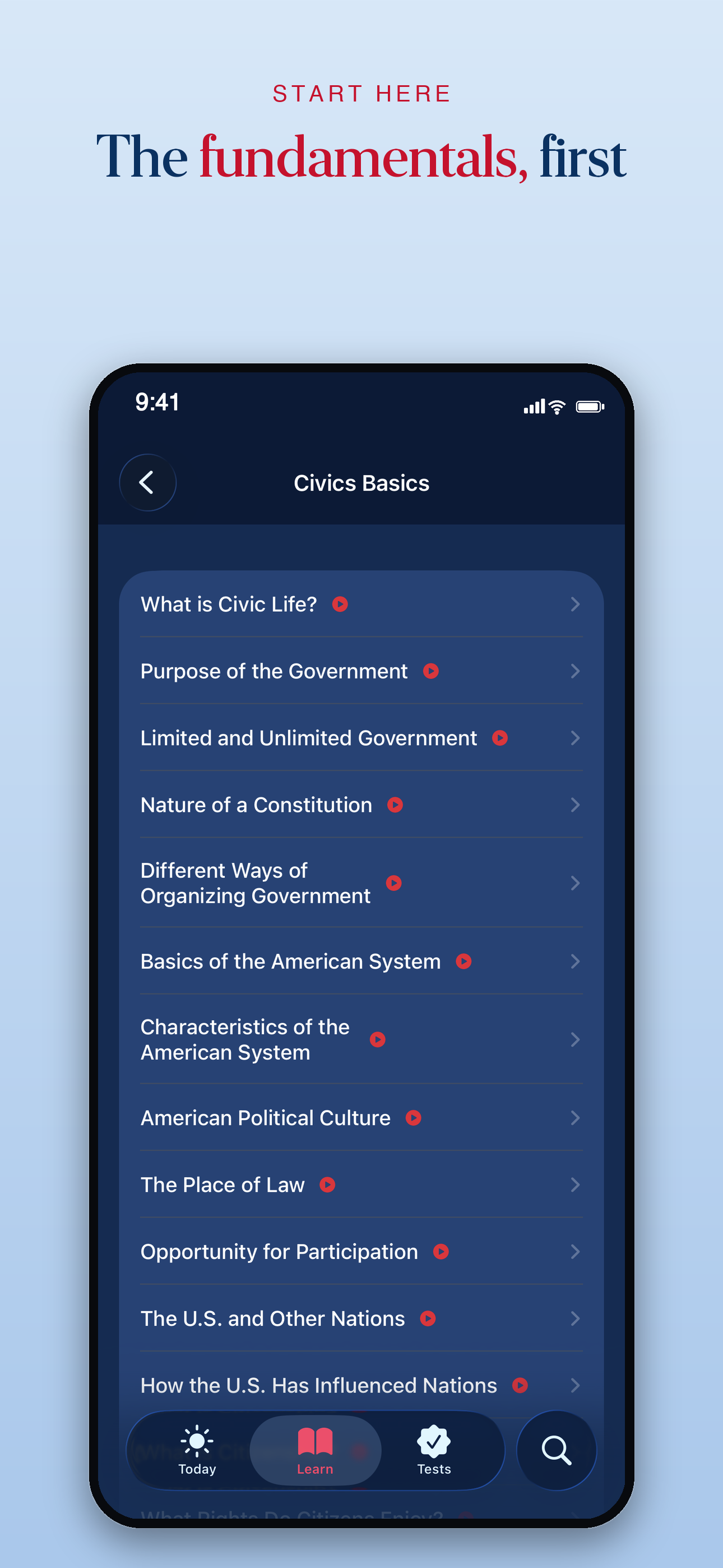 Civics: U.S. Citizenship screenshot 9