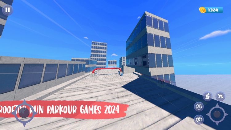 Rooftop Run Parkour Games 2024 screenshot-3