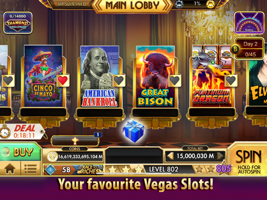 Black Diamond Casino Slots iPad app afbeelding 1