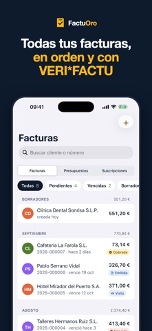 FactuOro: facturas y cobros screenshot 3