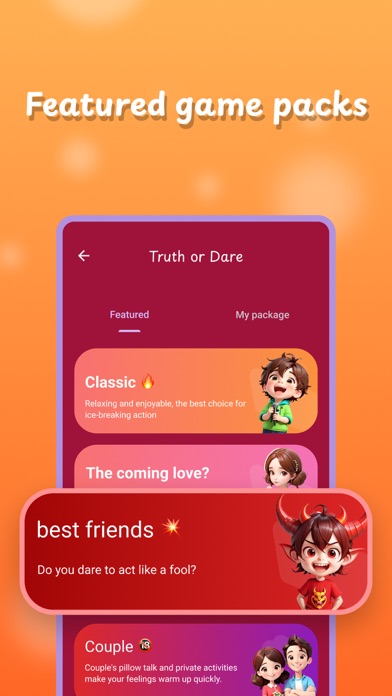 Truth or Dare: Dirty Game Screenshot