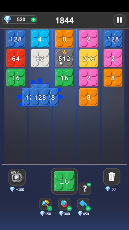 X2 Merge Blocks - 2048 King screenshot-4