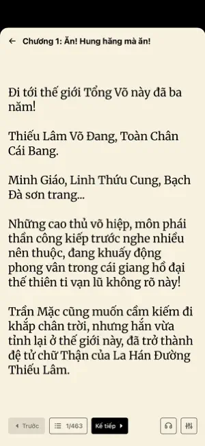 Si Truyện iPhone screenshot 3