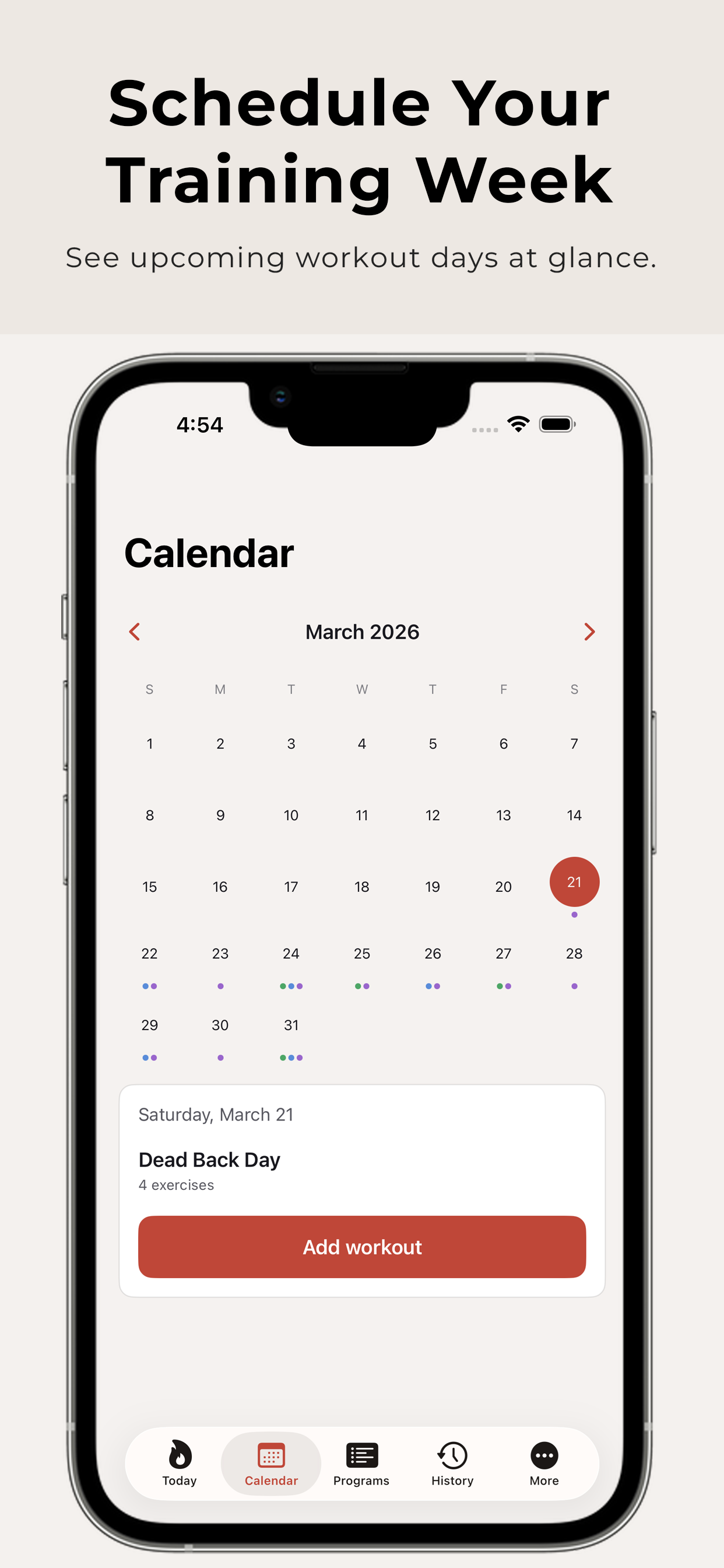 Old School Gym Logbook screenshot 4