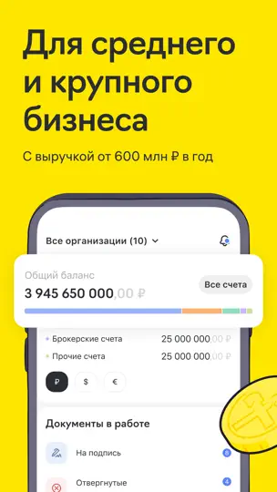 Скриншот Райффайзен Бизнес Плюс на iPhone 1